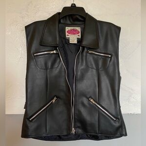 Highway Faux Leather Vest